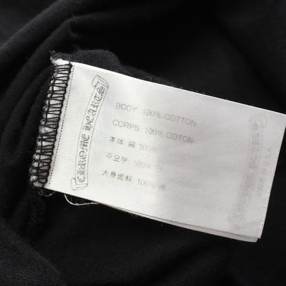 BLK NECK SCRIPT 長袖Tシャツ コットン ブラック イエロー クロムハーツ