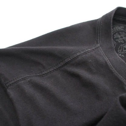 BLK NECK SCRIPT 長袖Tシャツ コットン ブラック イエロー クロムハーツ