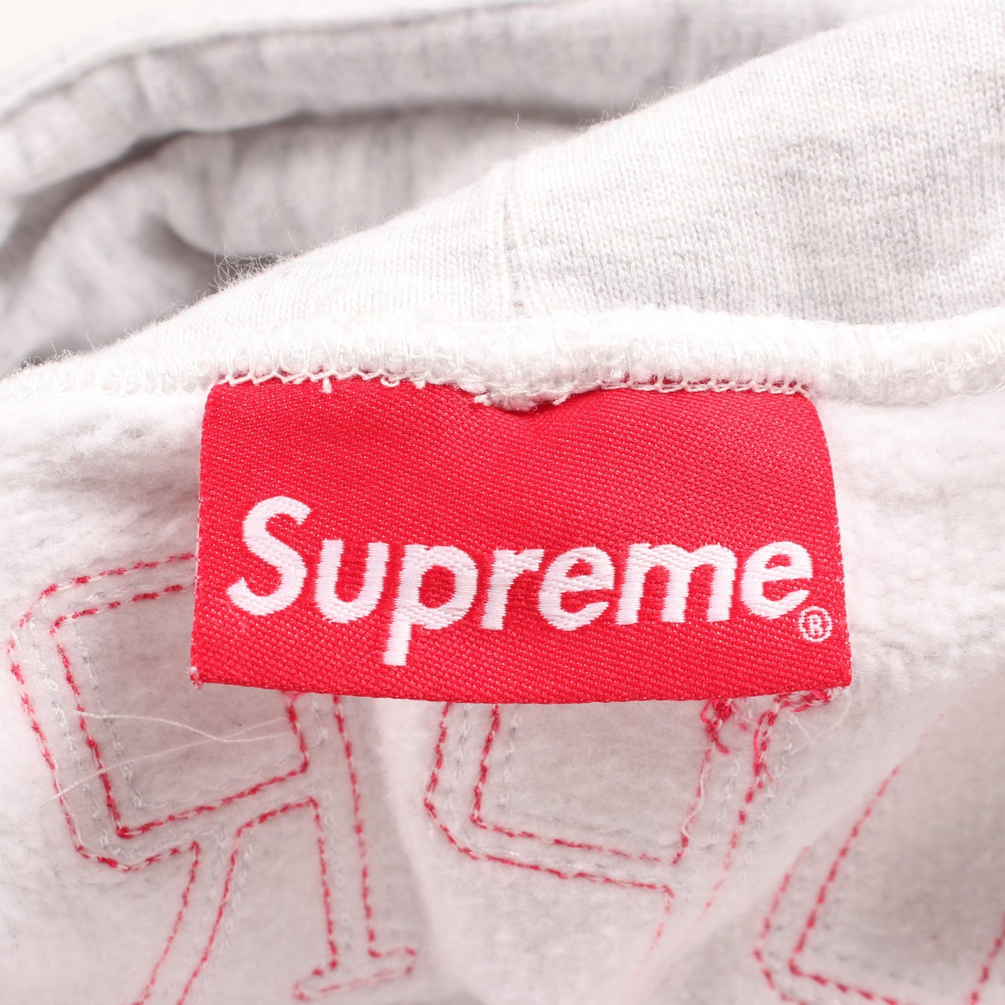 Multi Logo Hooded Sweatshirt プルオーバーパーカー コットン ライトグレー シュプリーム