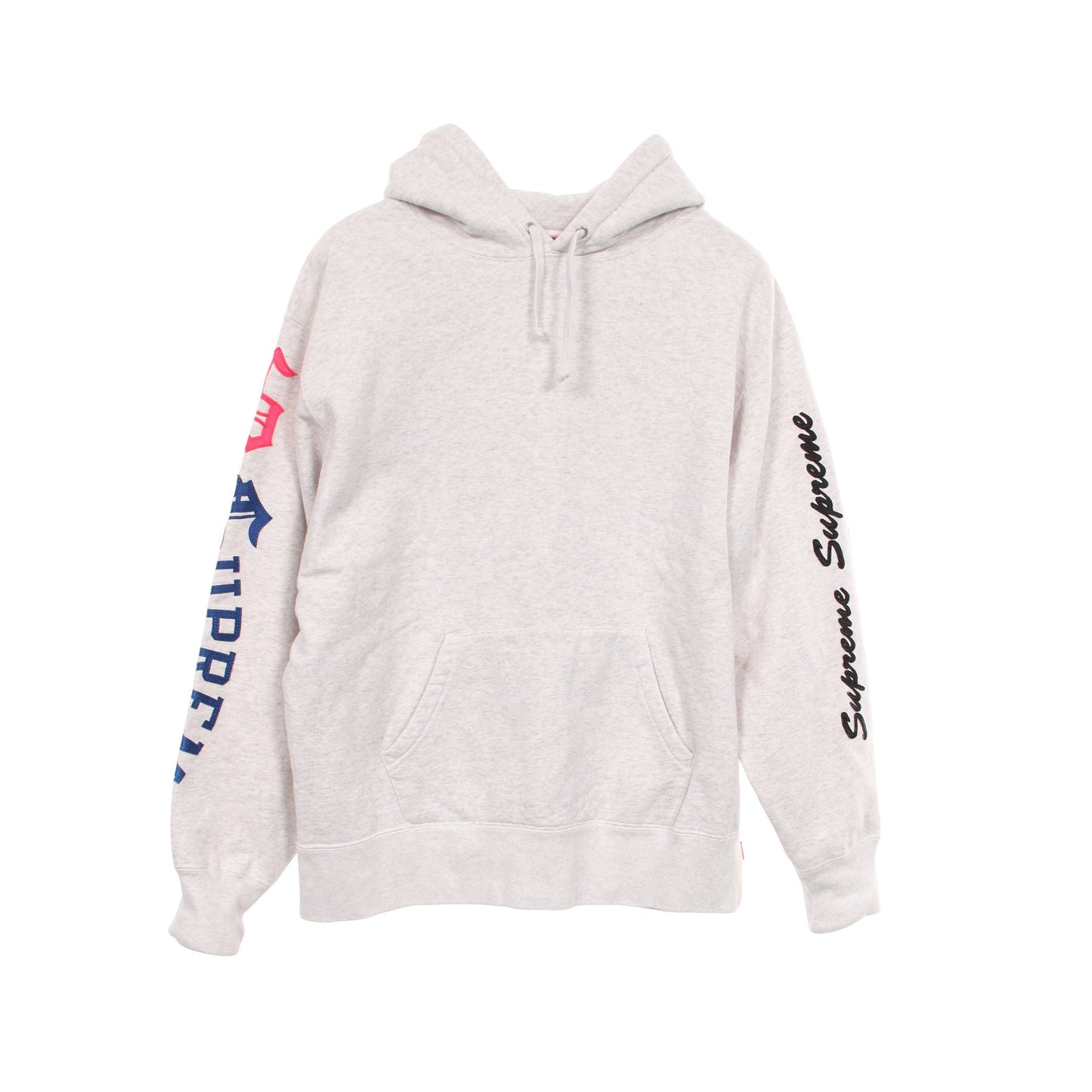 Multi Logo Hooded Sweatshirt プルオーバーパーカー コットン ライトグレー シュプリーム