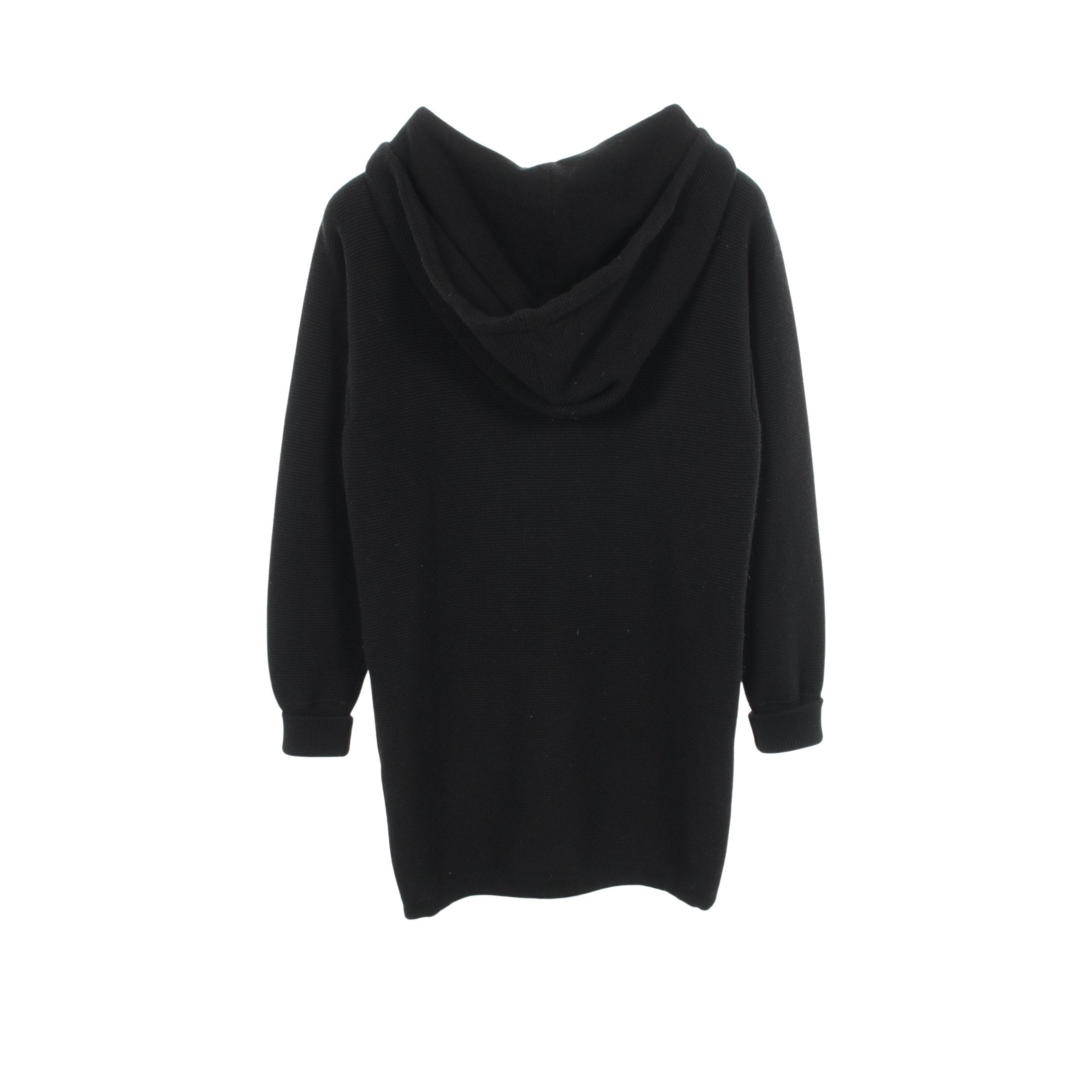 【未使用級】CHANELカシミヤ100% ココマークジップパーカー ブラック ココマーク ニット ジップアップパーカー カシミヤ ブラック シャネル