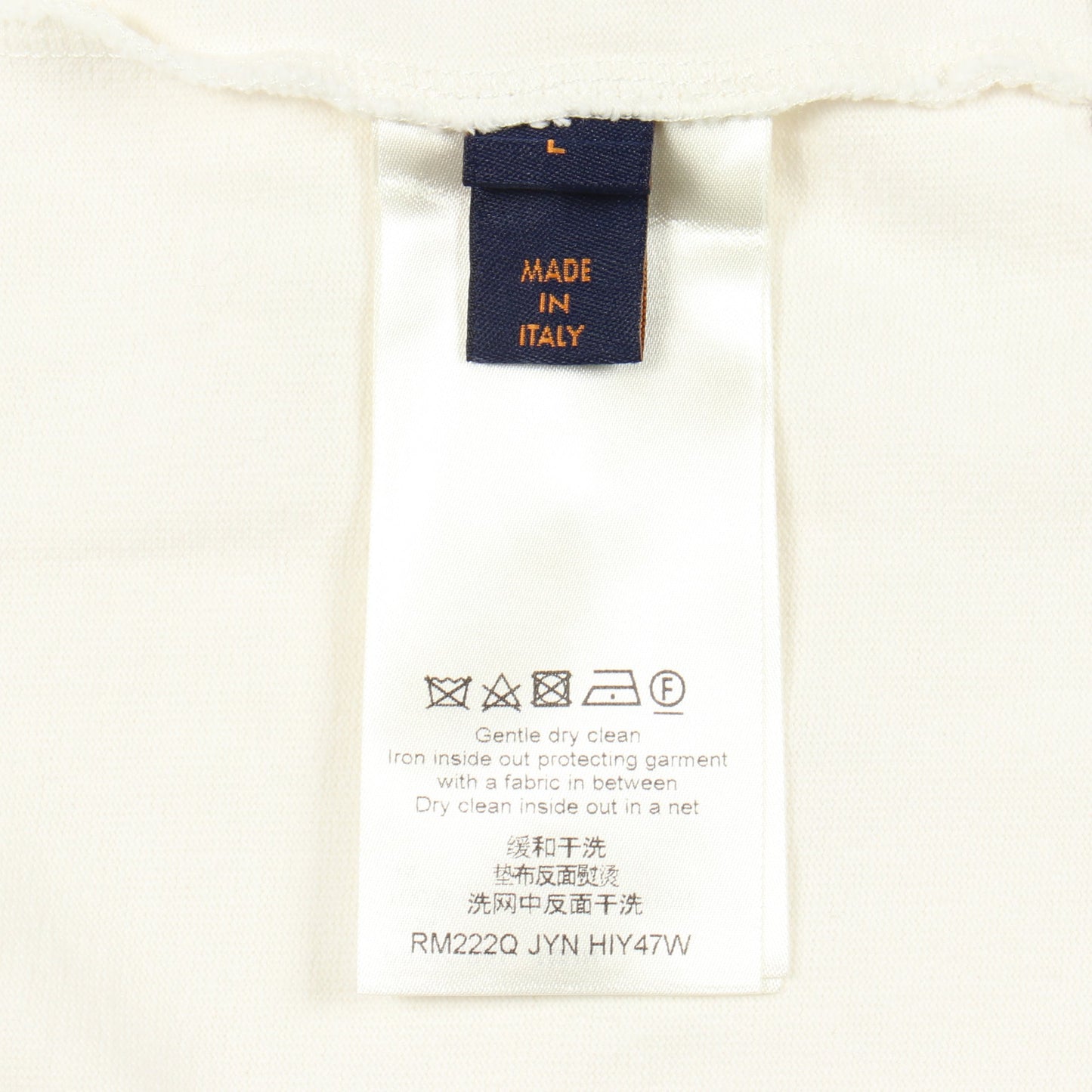 インサイドアウト STAPLES EDITION クルーネック 半袖Tシャツ コットン ホワイト ルイヴィトン