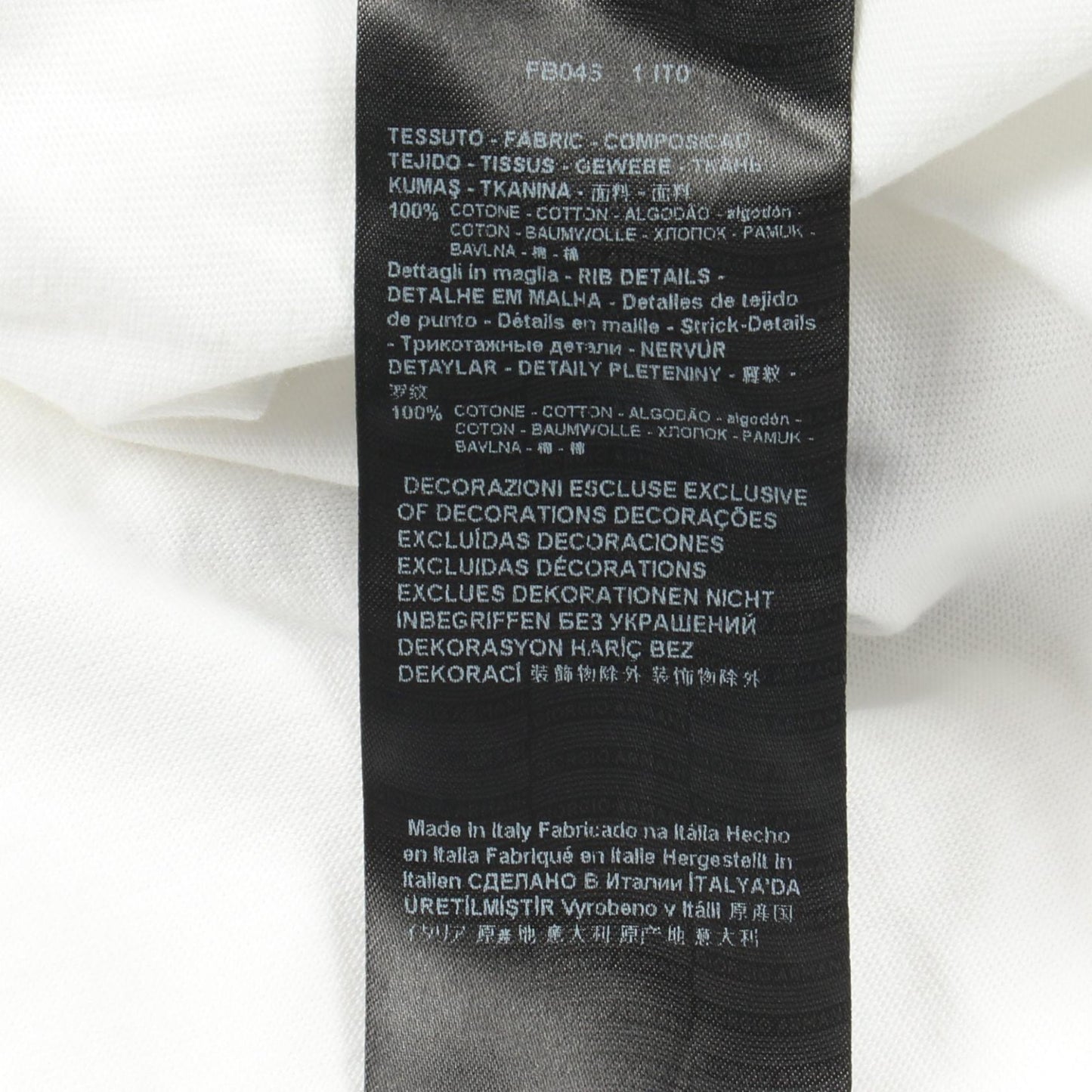 GIORGIO ARMANI × KITH CAPRI ポケット付き 半袖Tシャツ コットン ホワイト ジョルジオアルマーニ