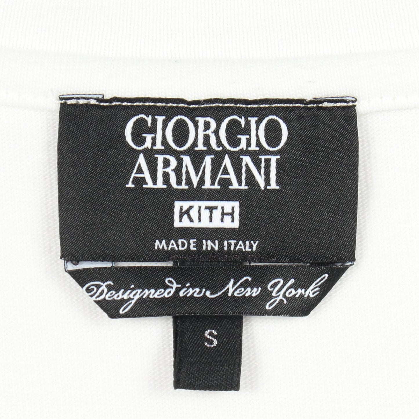 GIORGIO ARMANI × KITH CAPRI ポケット付き 半袖Tシャツ コットン ホワイト ジョルジオアルマーニ
