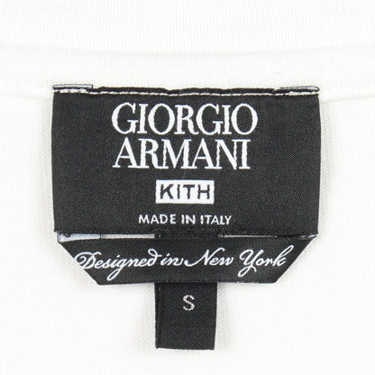 GIORGIO ARMANI × KITH CAPRI ポケット付き 半袖Tシャツ コットン ホワイト ジョルジオアルマーニ