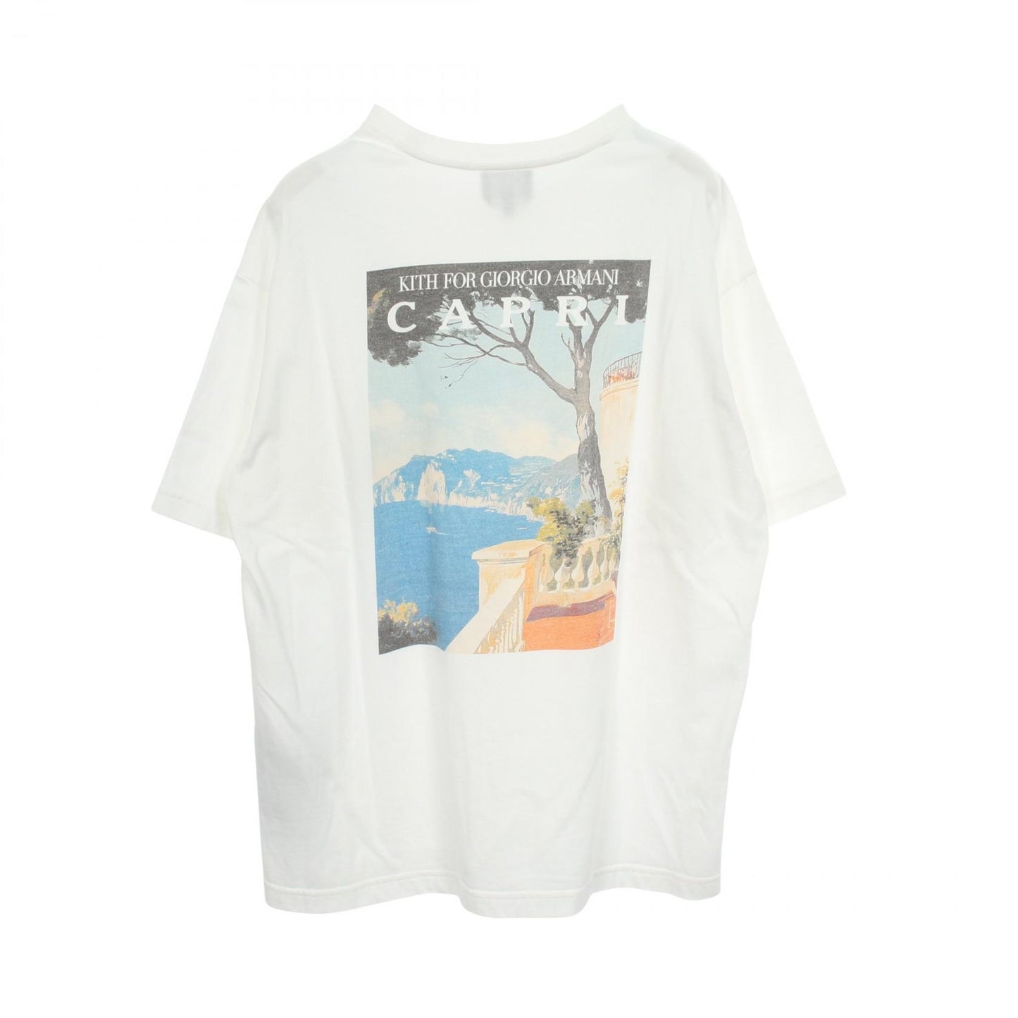 GIORGIO ARMANI × KITH CAPRI ポケット付き 半袖Tシャツ コットン ホワイト ジョルジオアルマーニ