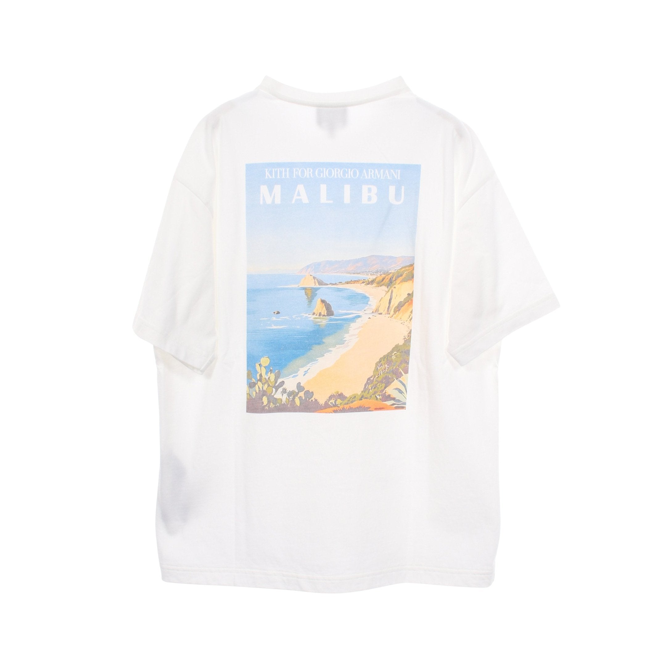 GIORGIO ARMANI × KITH MALIBU マリブ 半袖Tシャツ コットン ホワイト