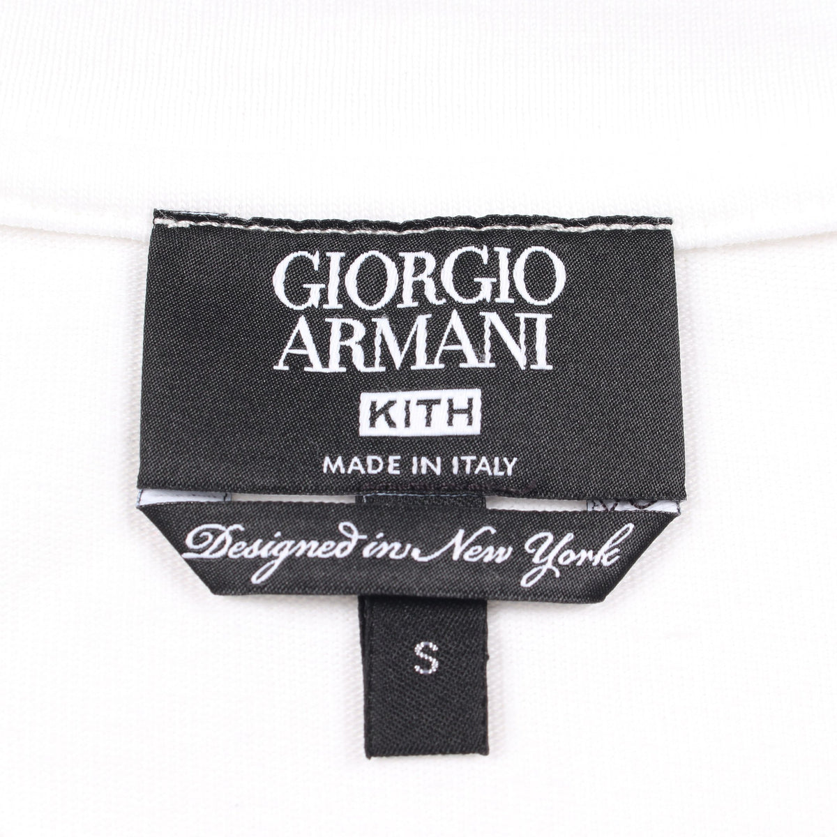 GIORGIO ARMANI × KITH MALIBU マリブ 半袖Tシャツ コットン ホワイト ジョルジオアルマーニ トップス GIORGIO ARMANI