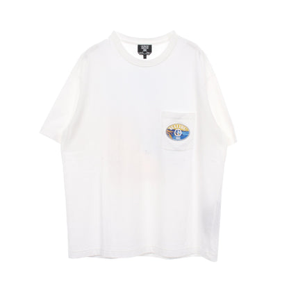 GIORGIO ARMANI × KITH MALIBU マリブ 半袖Tシャツ コットン ホワイト ジョルジオアルマーニ トップス GIORGIO ARMANI