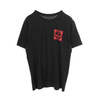 FOTI バックプリント 半袖Tシャツ コットン ブラック レッド クロムハーツ