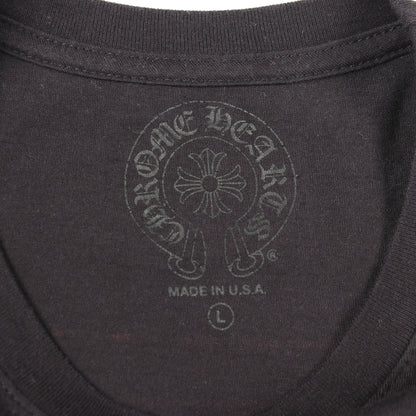FOTI バックプリント 半袖Tシャツ コットン ブラック レッド クロムハーツ