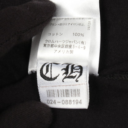 FOTI バックプリント 半袖Tシャツ コットン ブラック レッド クロムハーツ