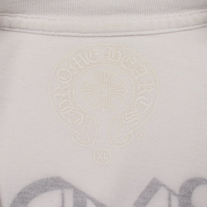 バックプリント ポケット付き 半袖Tシャツ コットン ホワイト クロムハーツ