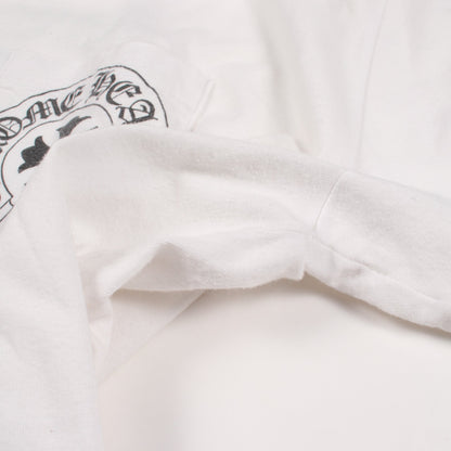 バックプリント ポケット付き 半袖Tシャツ コットン ホワイト クロムハーツ