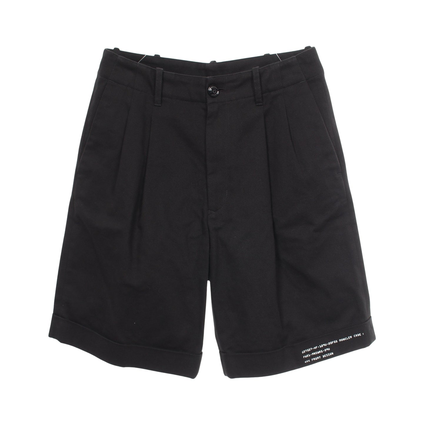 GENIUS 7 FRAGMENT HIROSHI FUJIWARA ショート パンツ コットン ブラック モンクレール