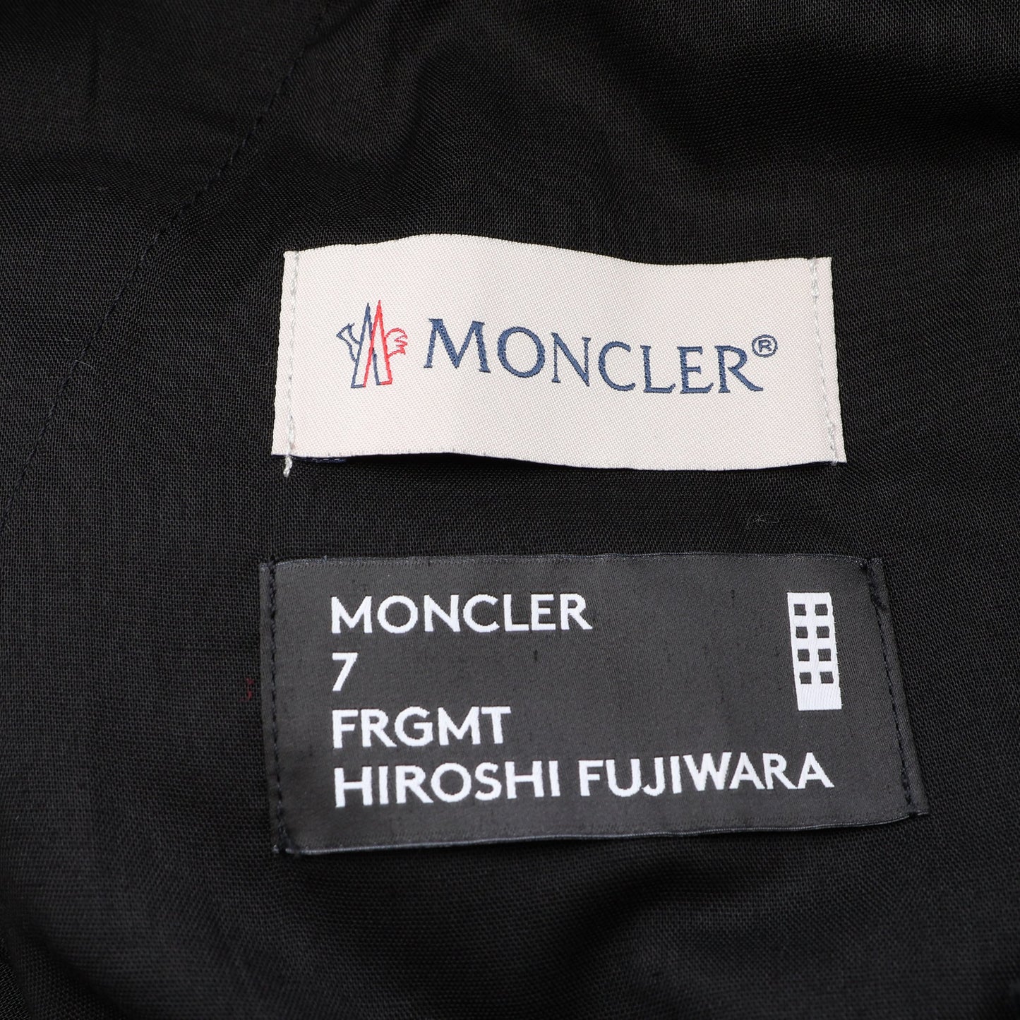 GENIUS 7 FRAGMENT HIROSHI FUJIWARA ショート パンツ コットン ブラック モンクレール