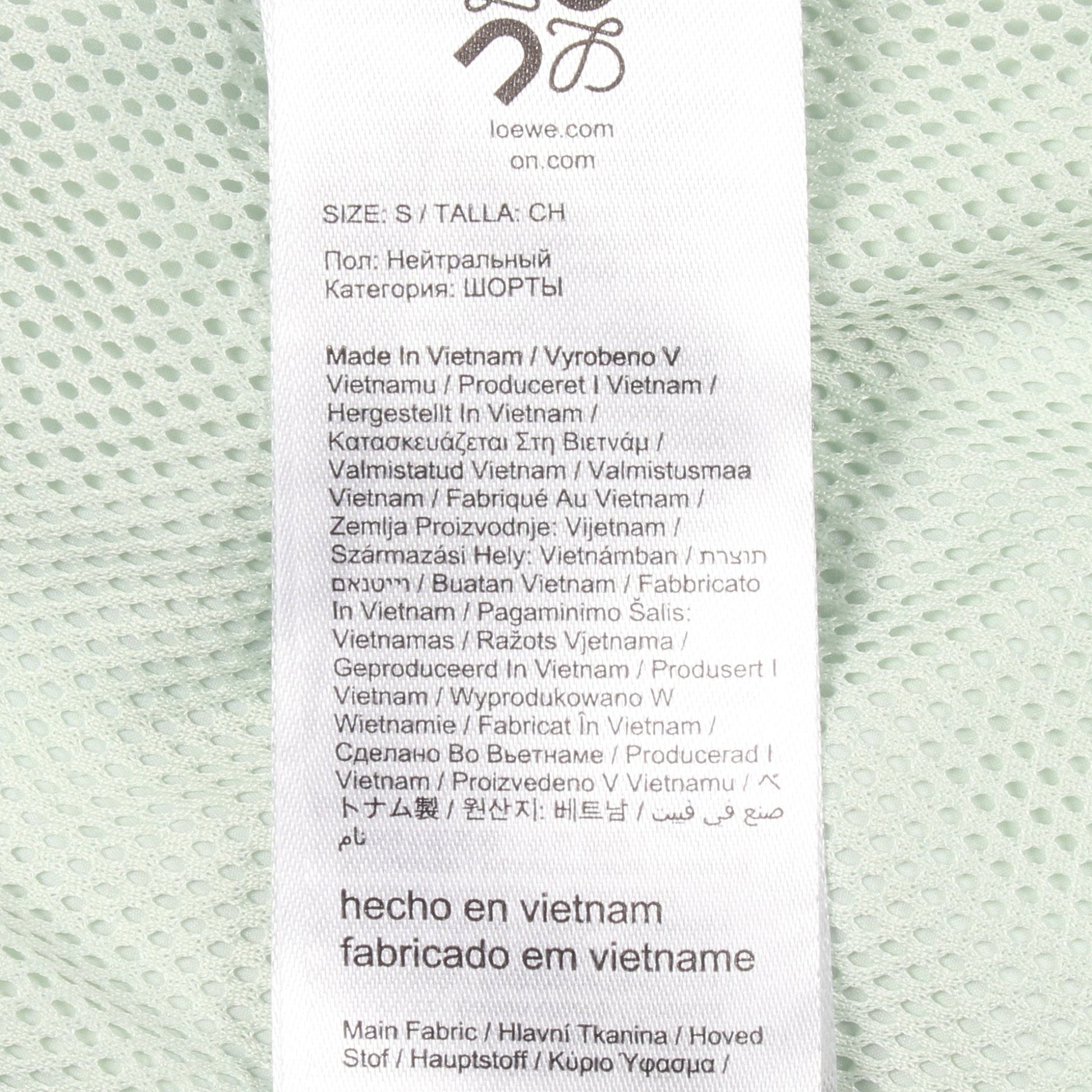 LOEWE x ON Technical Shell Shorts パンツ ライトグリーン ロエベ ボトムス LOEWE