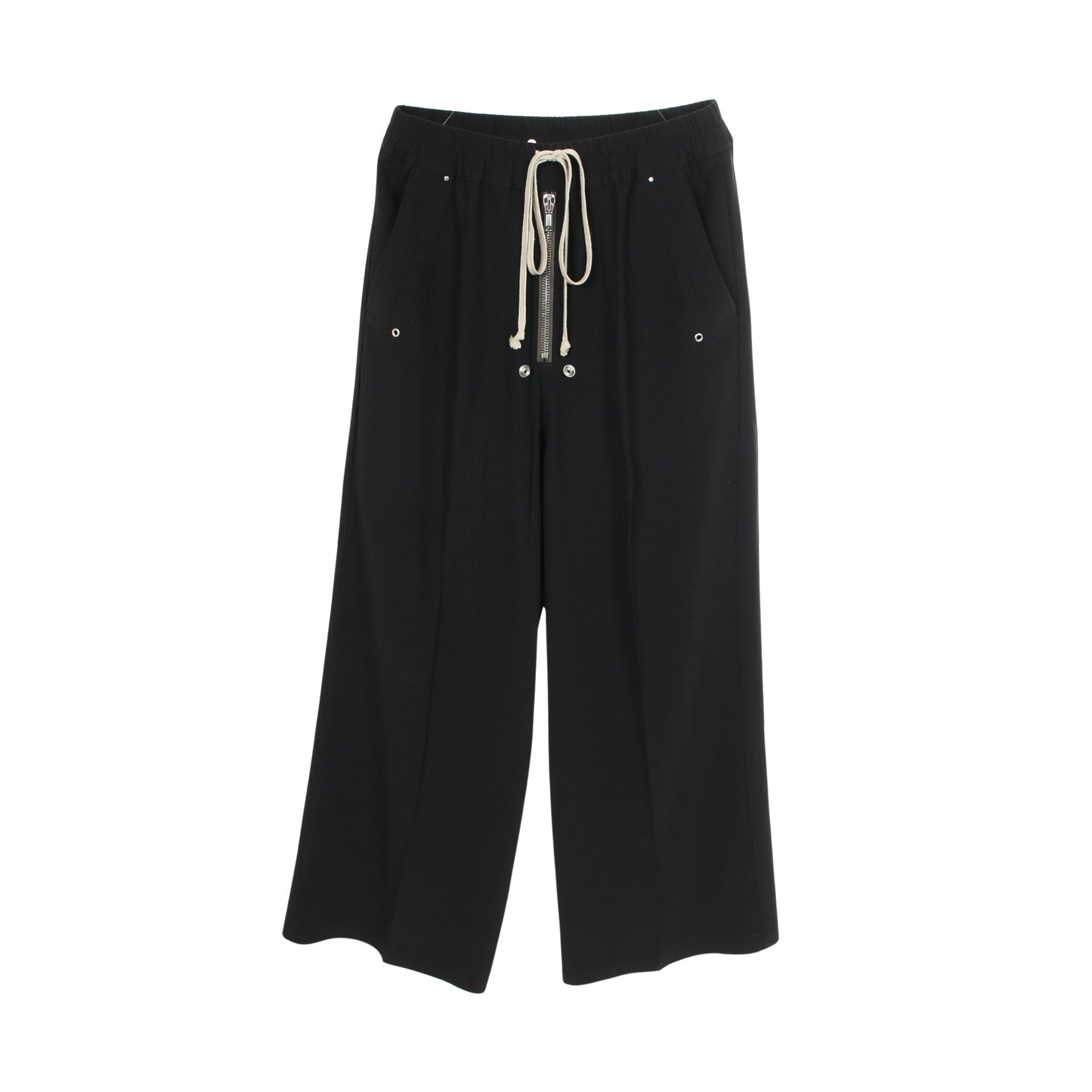 GETH BELAS DRAWSTRING PANTS ワイドパンツ ビスコース ブラック リックオウエンス