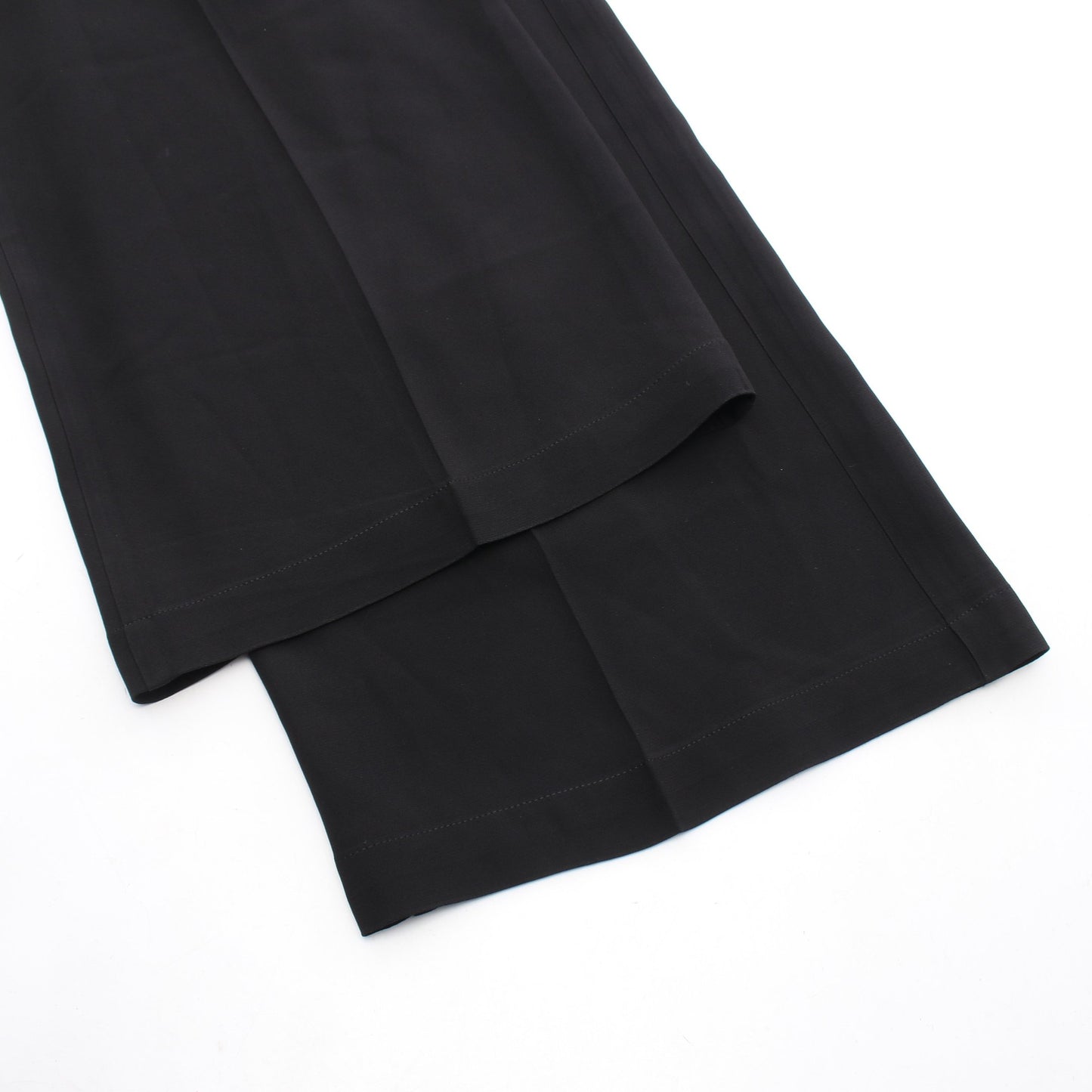 GETH BELAS DRAWSTRING PANTS ワイドパンツ ビスコース ブラック リックオウエンス