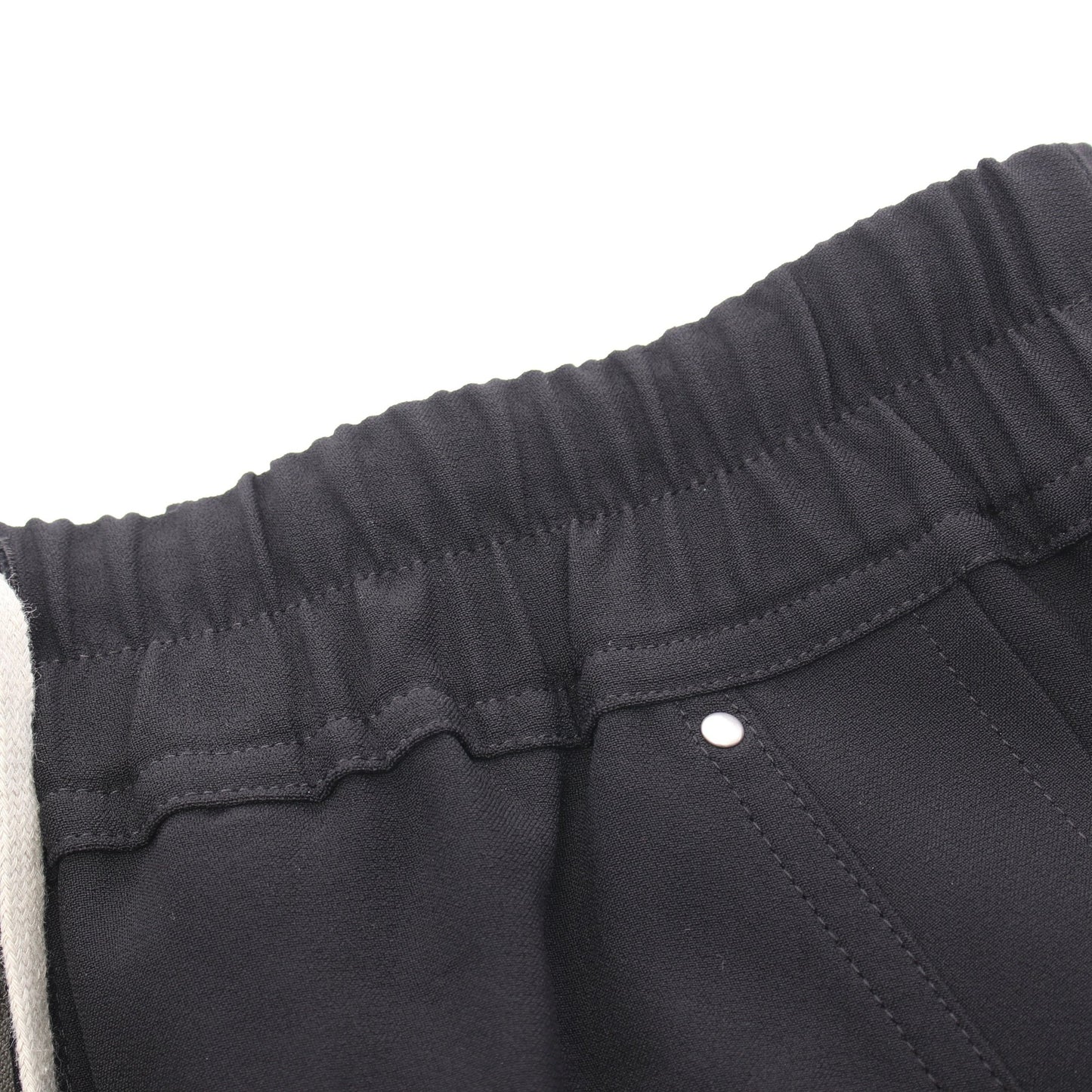 GETH BELAS DRAWSTRING PANTS ワイドパンツ ビスコース ブラック リックオウエンス