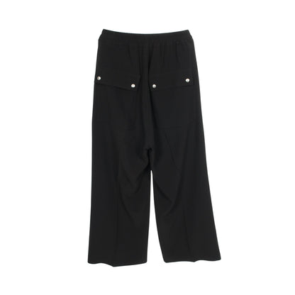GETH BELAS DRAWSTRING PANTS ワイドパンツ ビスコース ブラック リックオウエンス