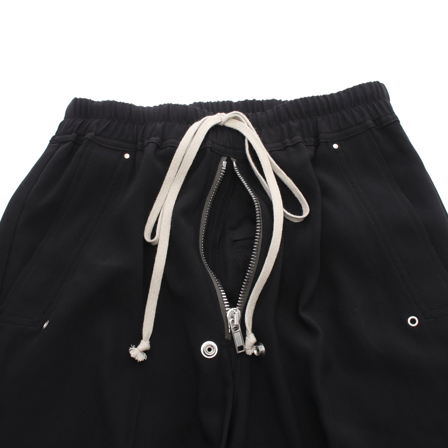 GETH BELAS DRAWSTRING PANTS ワイドパンツ ビスコース ブラック リックオウエンス