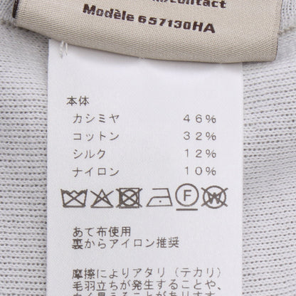Hゴルフ スウェット セットアップ カシミヤ コットン シルク グレーベージュ エルメス スーツ HERMES