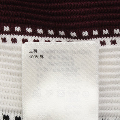 ロゴ刺繍 ストライプ 半袖 ニット セットアップ コットン ライトブルー マルチカラー ルイヴィトン