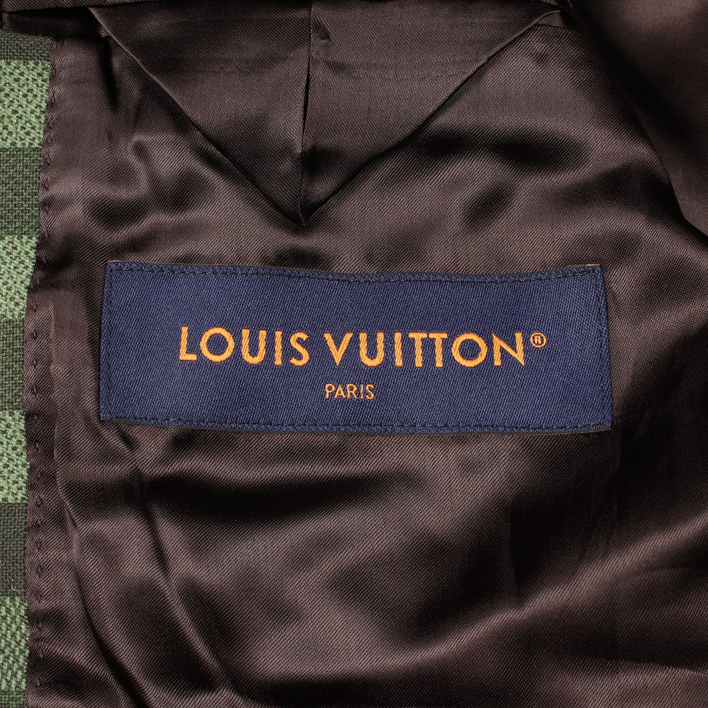 ダモフラージュ テーラードジャケット コットン カーキグリーン マルチカラー ルイヴィトン アウター LOUIS VUITTON