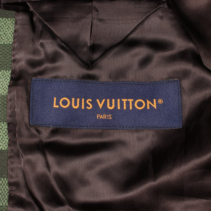 ダモフラージュ テーラードジャケット コットン カーキグリーン マルチカラー ルイヴィトン アウター LOUIS VUITTON
