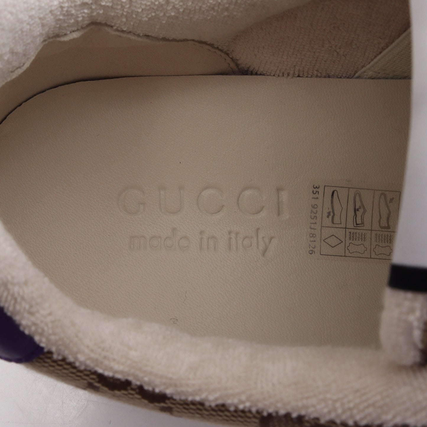 スクリーナー GGキャンバス シェリーライン スニーカー キャンバス ベージュ ブラウン マルチカラー グッチ シューズ GUCCI