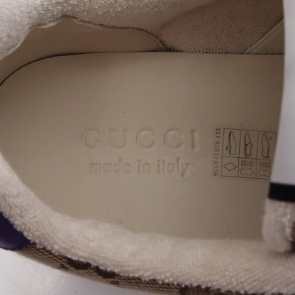 スクリーナー GGキャンバス シェリーライン スニーカー キャンバス ベージュ ブラウン マルチカラー グッチ シューズ GUCCI