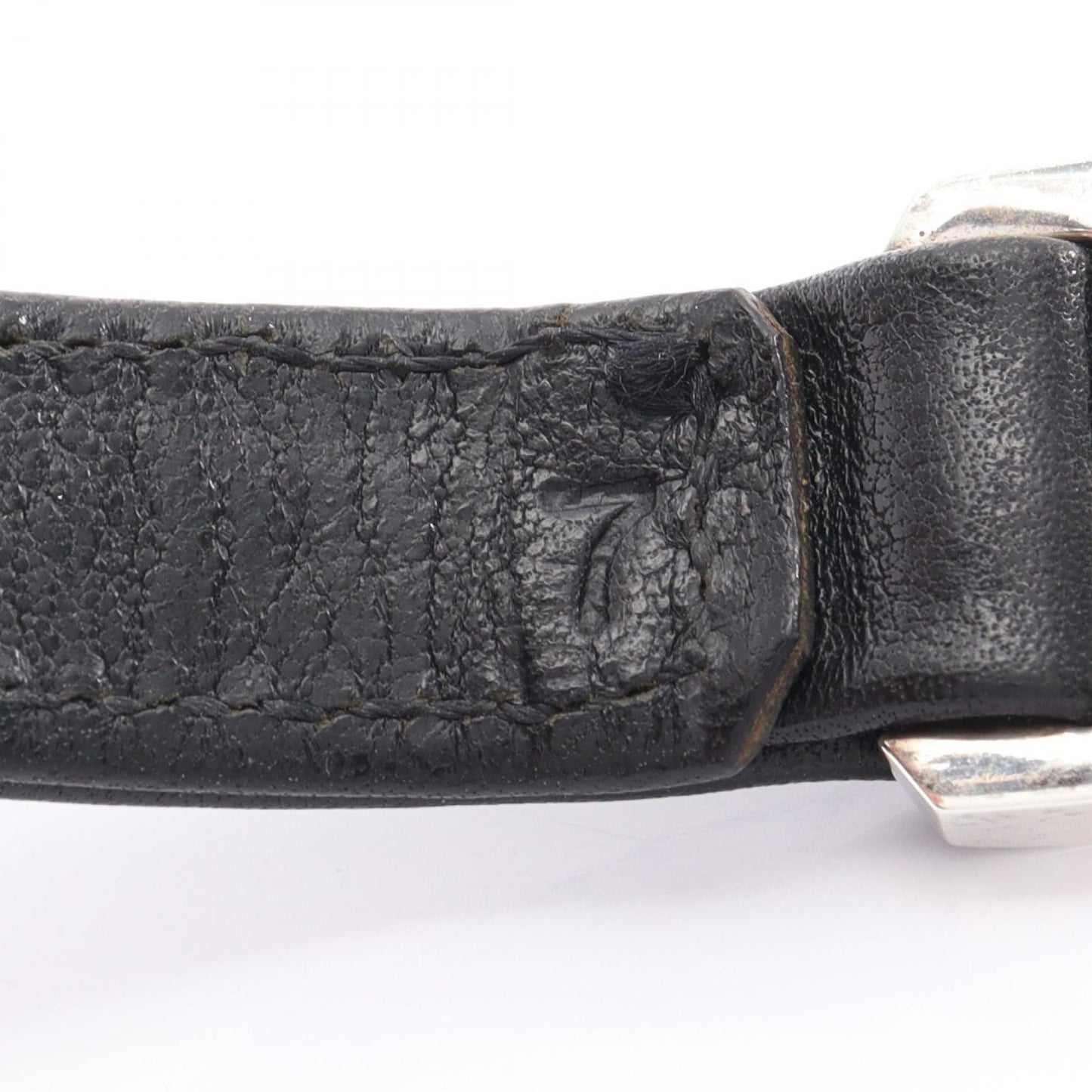 HARNESS CLASP ハーネスクラスプ ブレスレット SV925 レザー ブラック シルバー クロムハーツ