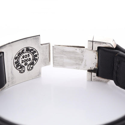 HARNESS CLASP ハーネスクラスプ ブレスレット SV925 レザー ブラック シルバー クロムハーツ