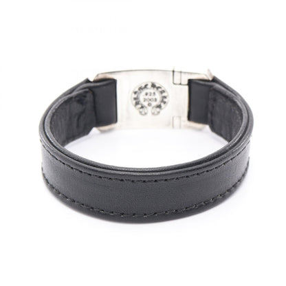 HARNESS CLASP ハーネスクラスプ ブレスレット SV925 レザー ブラック シルバー クロムハーツ