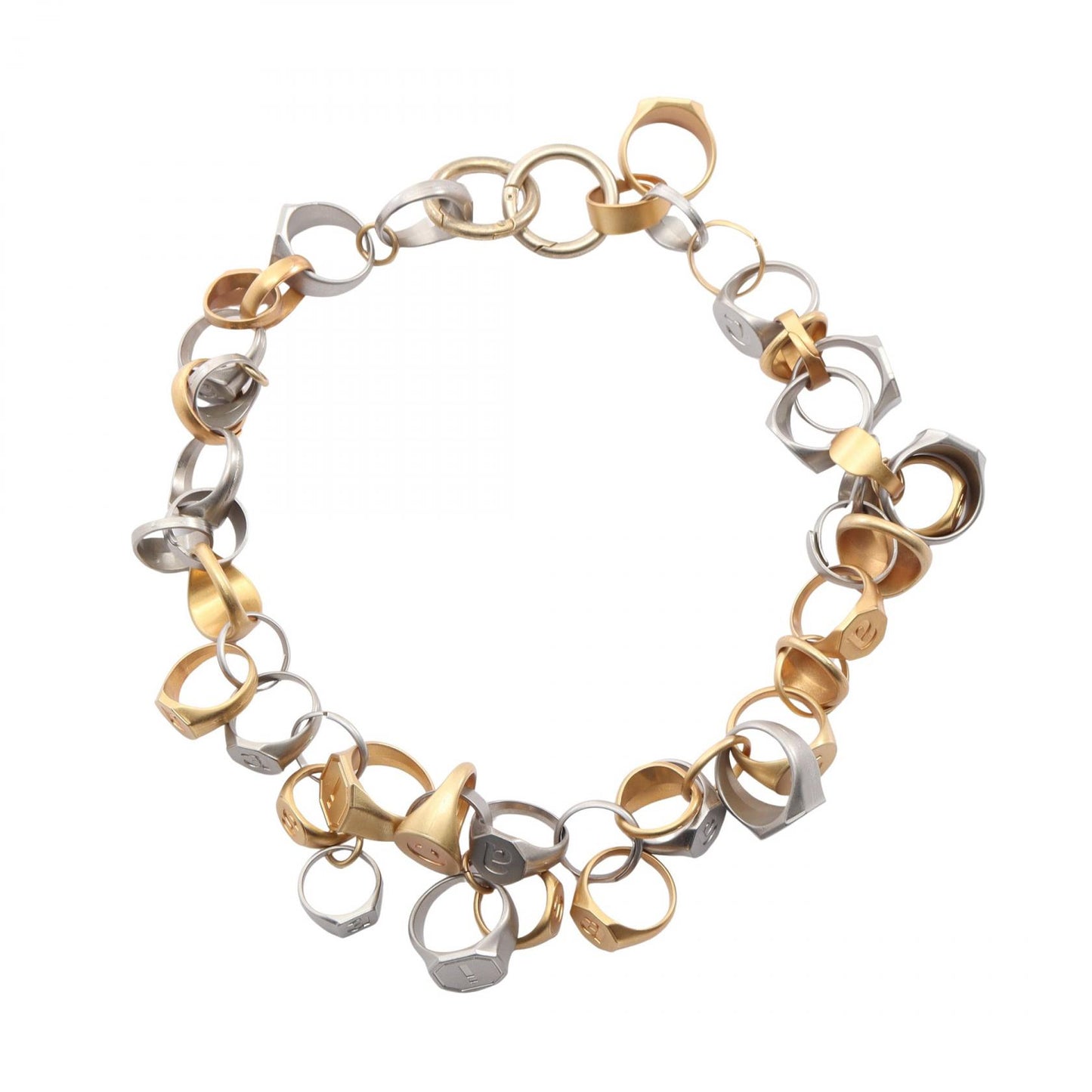 RING CHAIN NECLACE ネックレス GP メッキ シルバー ゴールド サカイ