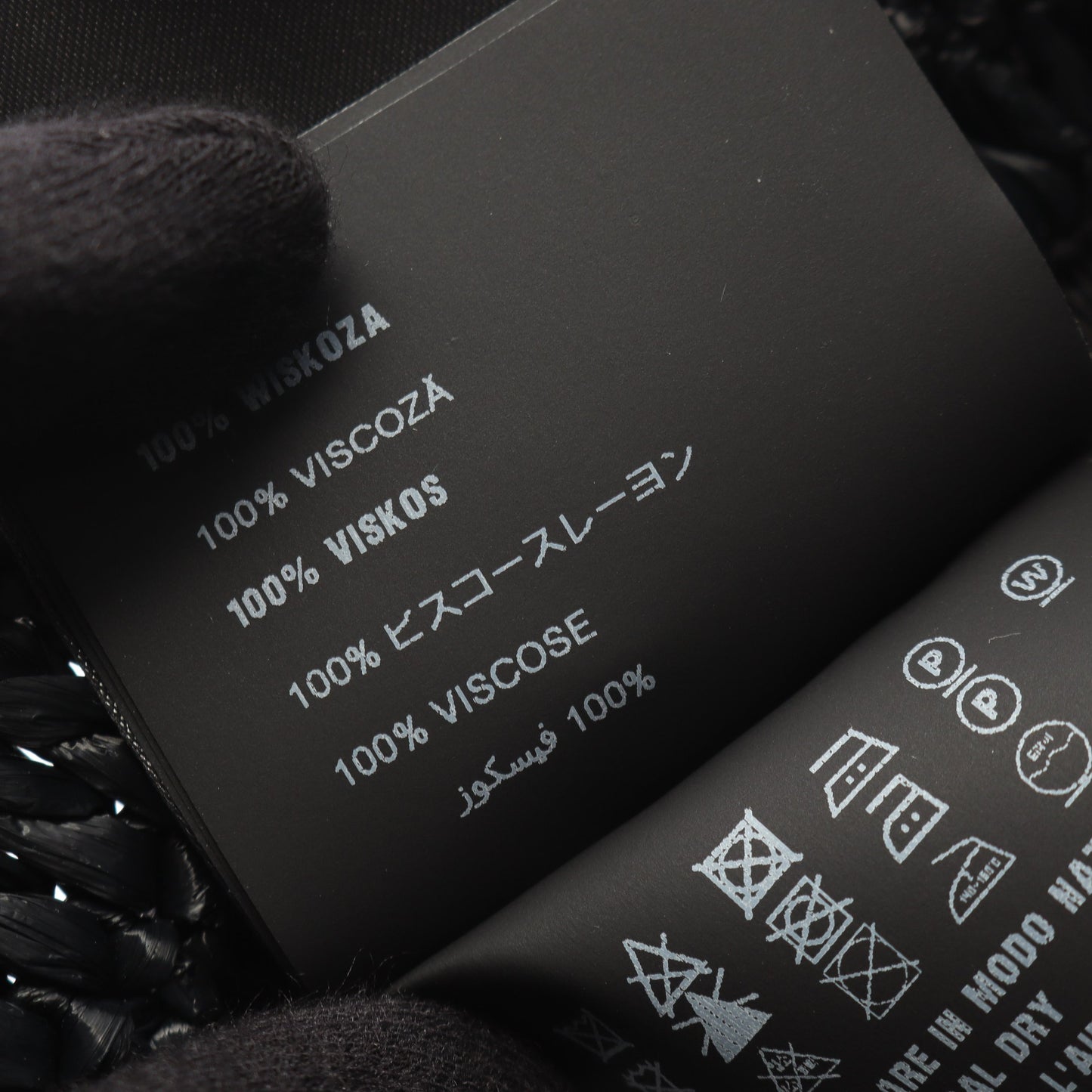 バケットハット 帽子 ビスコース ブラック プラダ