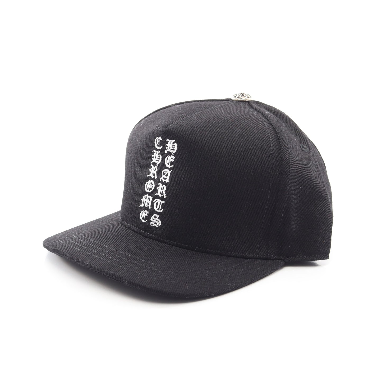 Vertical Logo キャップ コットン ブラック クロムハーツ