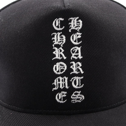 Vertical Logo キャップ コットン ブラック クロムハーツ