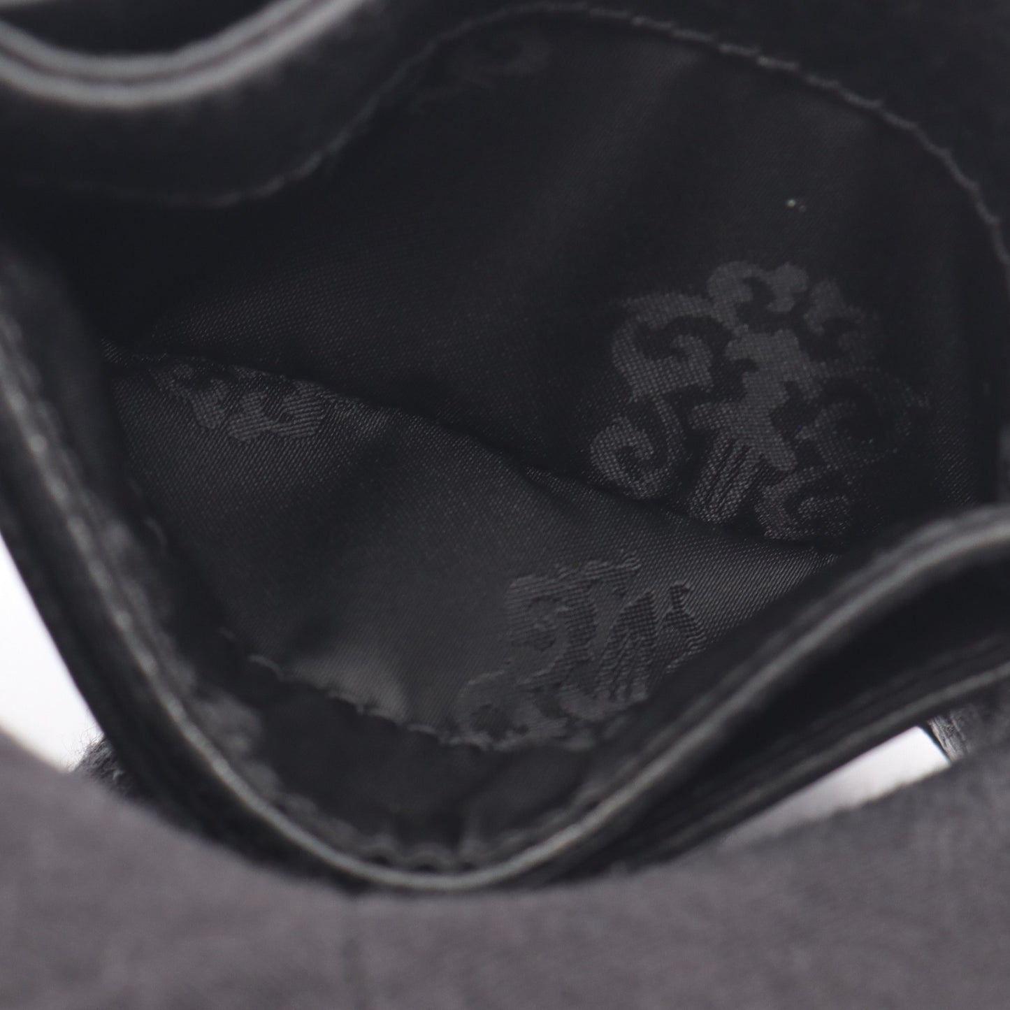 CHクロス カードケース レザー ブラック クロムハーツ 財布・小物 Chrome Hearts