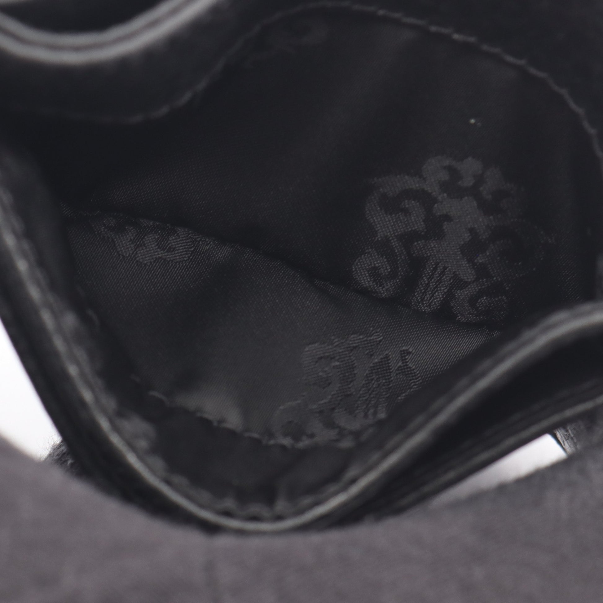 CHクロス カードケース レザー ブラック クロムハーツ 財布・小物 Chrome Hearts
