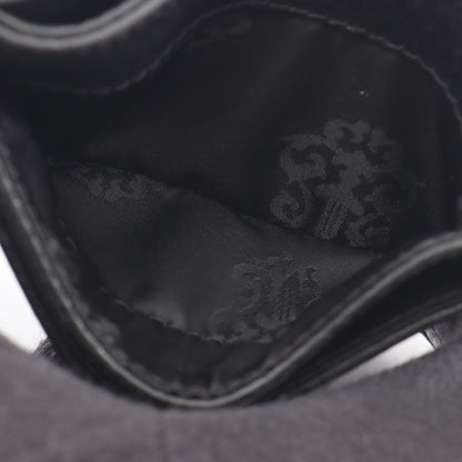 CHクロス カードケース レザー ブラック クロムハーツ 財布・小物 Chrome Hearts