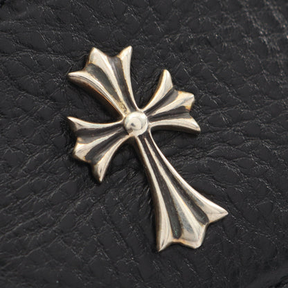 CHクロス カードケース レザー ブラック クロムハーツ 財布・小物 Chrome Hearts