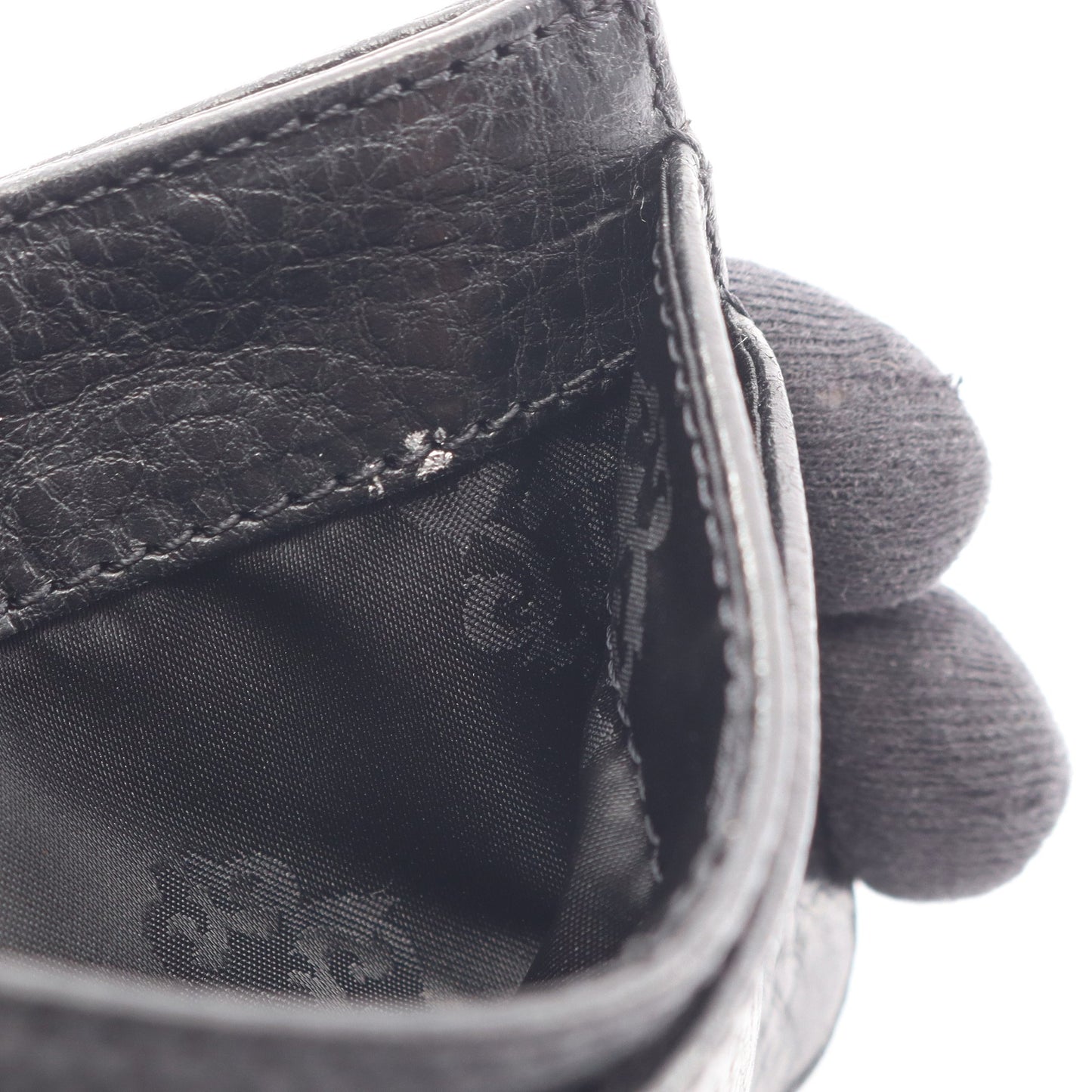 CHクロス カードケース レザー ブラック クロムハーツ 財布・小物 Chrome Hearts