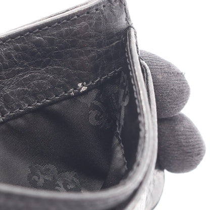 CHクロス カードケース レザー ブラック クロムハーツ 財布・小物 Chrome Hearts