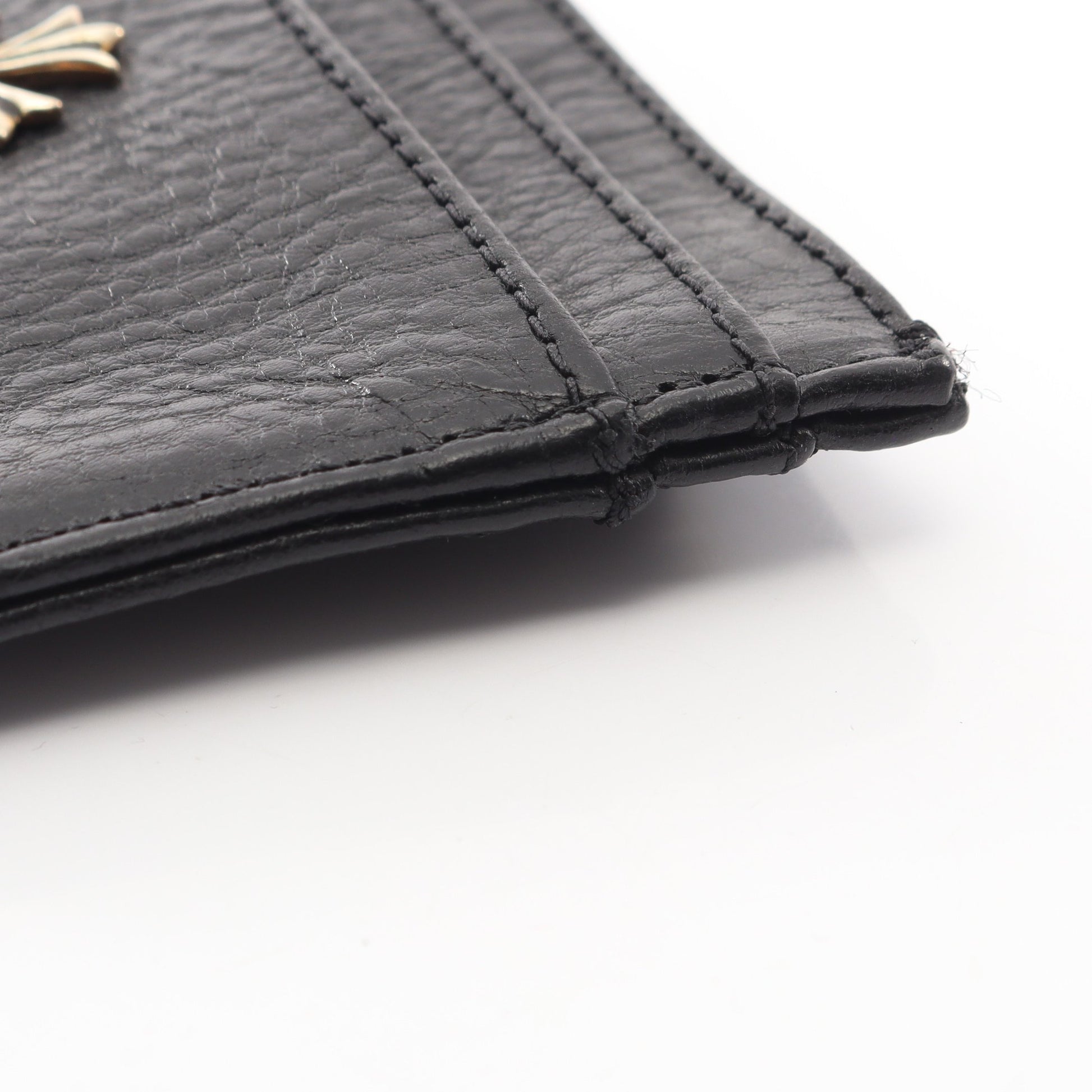 CHクロス カードケース レザー ブラック クロムハーツ 財布・小物 Chrome Hearts