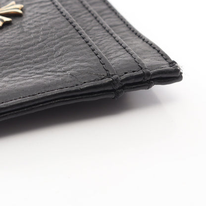 CHクロス カードケース レザー ブラック クロムハーツ 財布・小物 Chrome Hearts