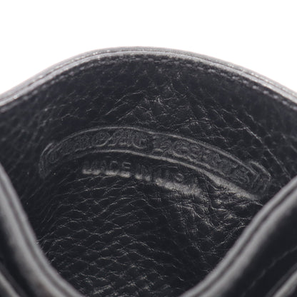 CHクロス カードケース レザー ブラック クロムハーツ 財布・小物 Chrome Hearts