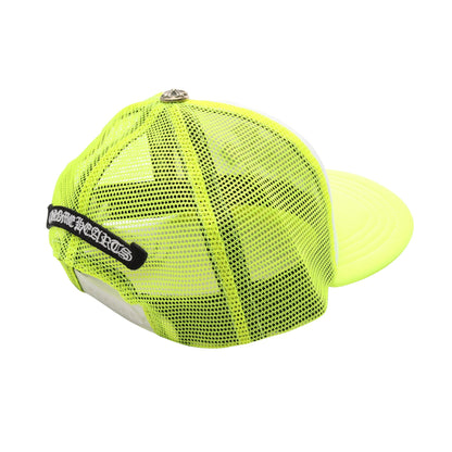 セメタリー CRS PATCH TRUCKER キャップ ファブリック イエローグリーン ホワイト クロムハーツ