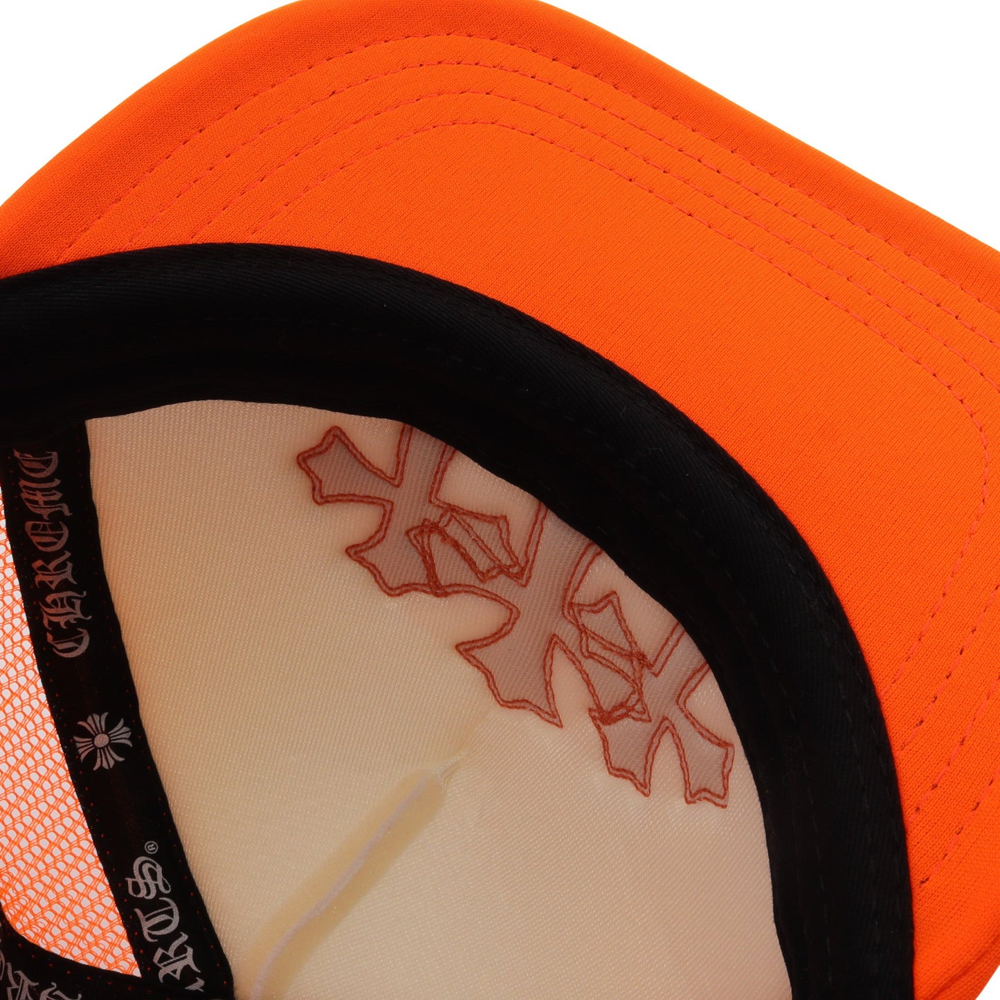 セメタリー CRS PATCH TRUCKER キャップ ホワイト オレンジ クロムハーツ